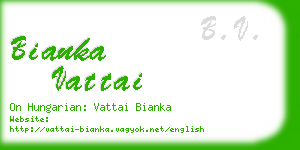 bianka vattai business card